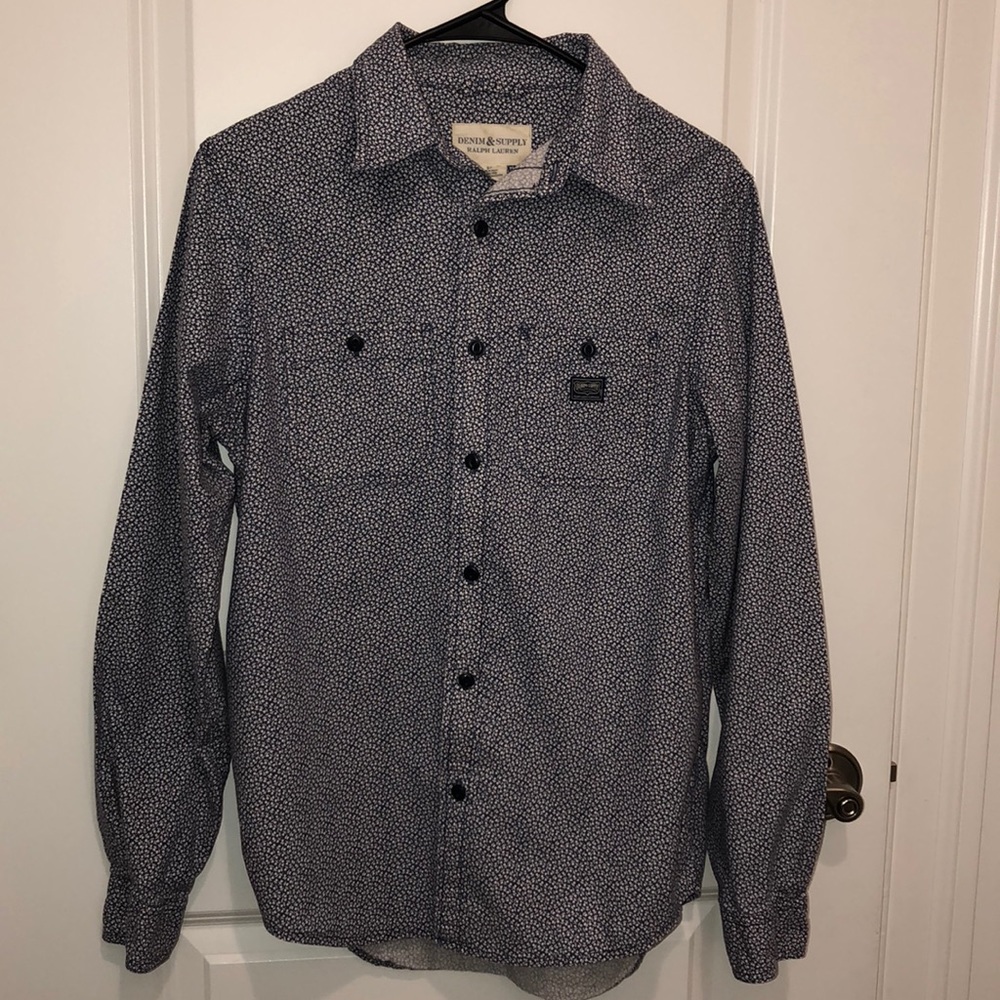 Ralph Laren Floral Long Sleeve Button Down
